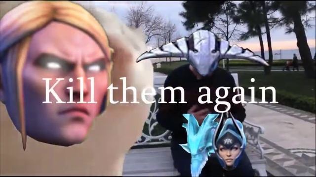 Herald tries to play invoker смотреть онлайн