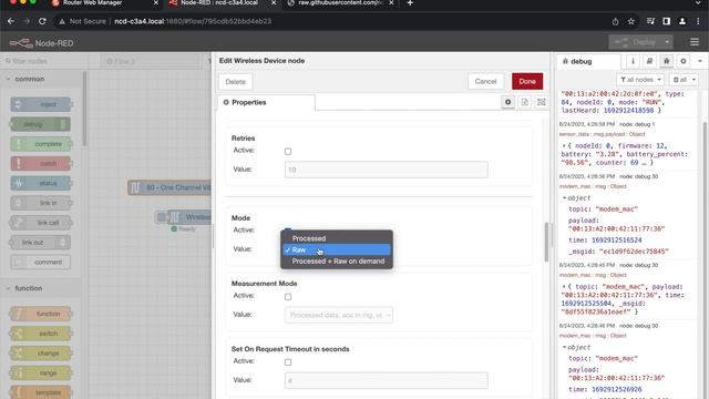 Parsing Vibration Sensor Time Series Data into FFT on Node-Red смотреть онлайн
