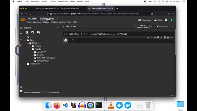 Setting Up Coqui TTS On Google Colab
