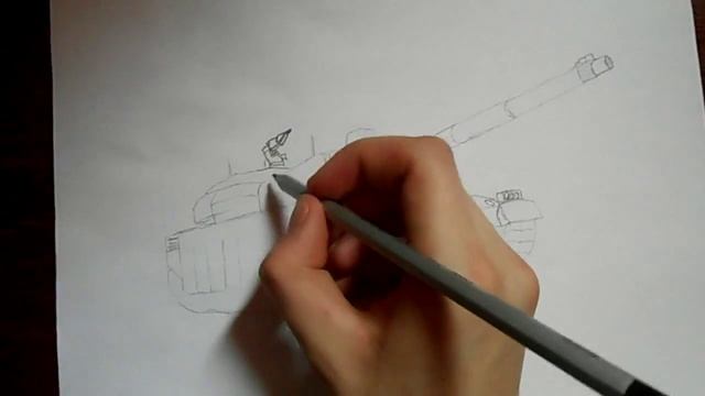 Видео: как нарисовать танк? смотреть онлайн