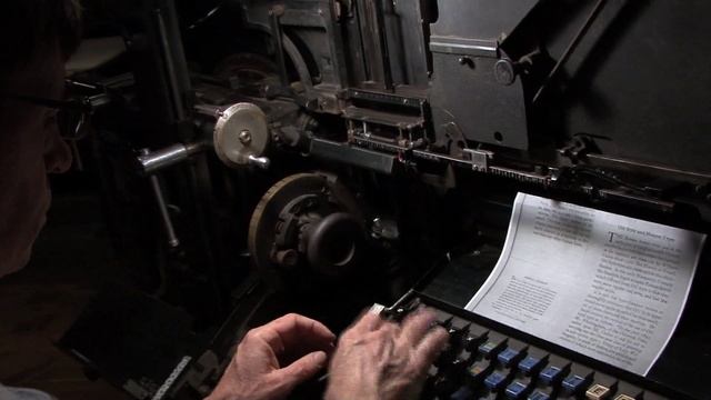 Linotype - A Visual Demonstration