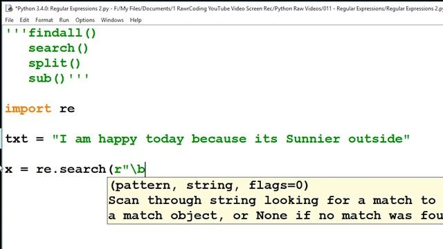 Using 'Regular Expressions' (RegEX) in Python смотреть онлайн