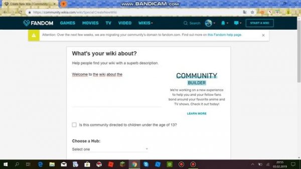 How to create your own Fandom wiki