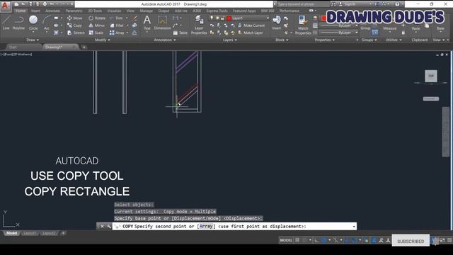 3D Door Autocad || Autocad 2017 || 3D Door Design смотреть онлайн