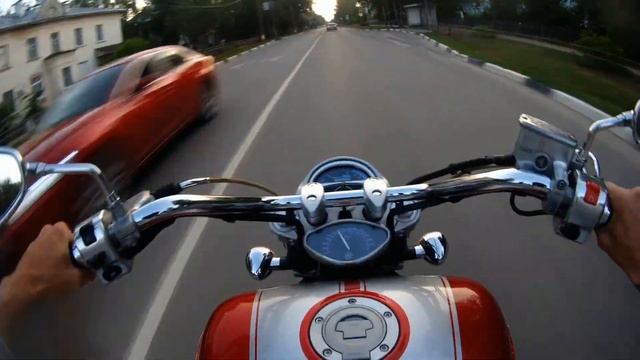 Первый раз на мотоцикле Yamaha warrior 1700|Мотовыебудни| смотреть онлайн