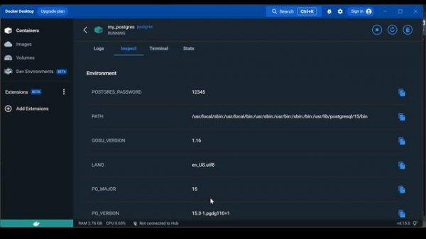 Как поднять Postgres в Docker