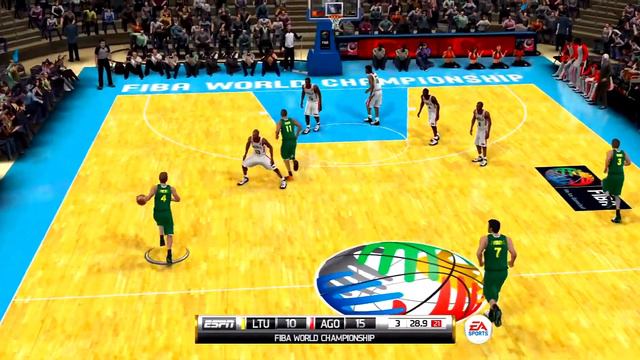 NBA Elite 11 Gameplay Angola vs Lithuania смотреть онлайн