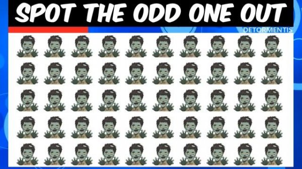 Can You Find the Odd One Out in These Pictures? Odd one out brain teaser riddles