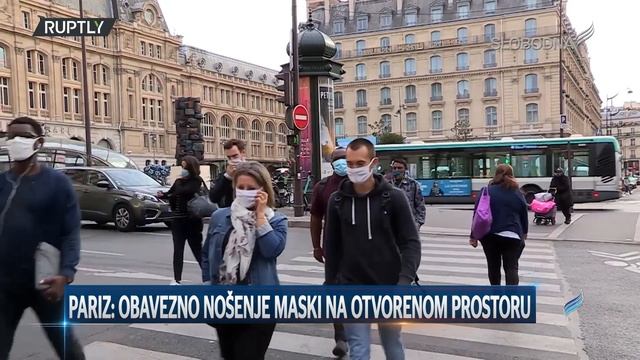 Pariz: Obavezno nošenje maski na otvorenom prostoru (Pravi Dnevnik 29. avgust 2020.) смотреть онлайн