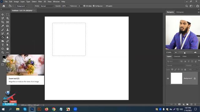 Adobe Photoshop Tutorial | Class-03 | Color Apply | Layer | Marquee Tool | Selection Tool смотреть онлайн