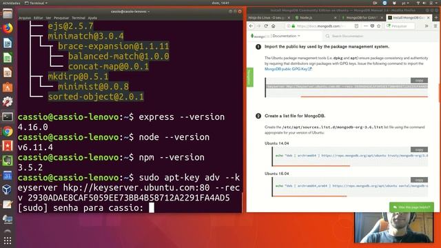 Curso Desenvolvedor Fullstack MEAN 1.3 - Instalando o MongoDB смотреть онлайн