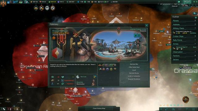 Stellaris - Garbage Aliens - Part 23 - Garbage Political Situation смотреть онлайн
