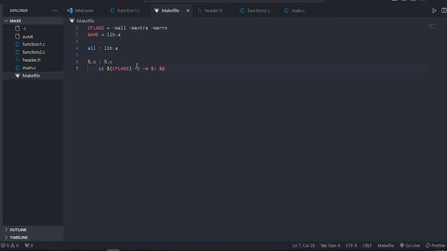 Understanding Makefiles part 2: automatic variables and static libraries смотреть онлайн