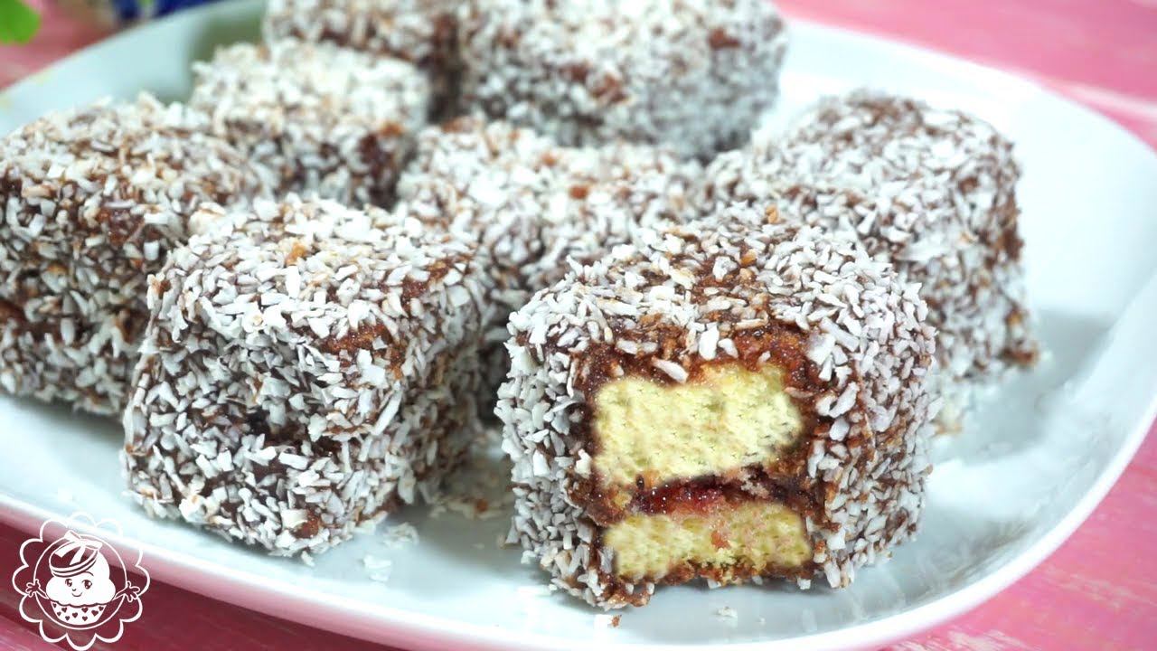 Ламингтон шоколадное торт пирожное!!! простые рецепты смотреть онлайн