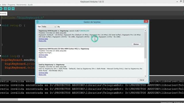 PROGRAMANDO EL ARDUINO MAS PEQUEÑO Y BARATO DEL MERCADO-DIGISPARK ATTINY 85 смотреть онлайн