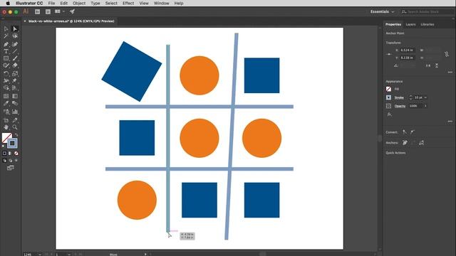 Adobe Illustrator | Black vs White Arrow Tools смотреть онлайн