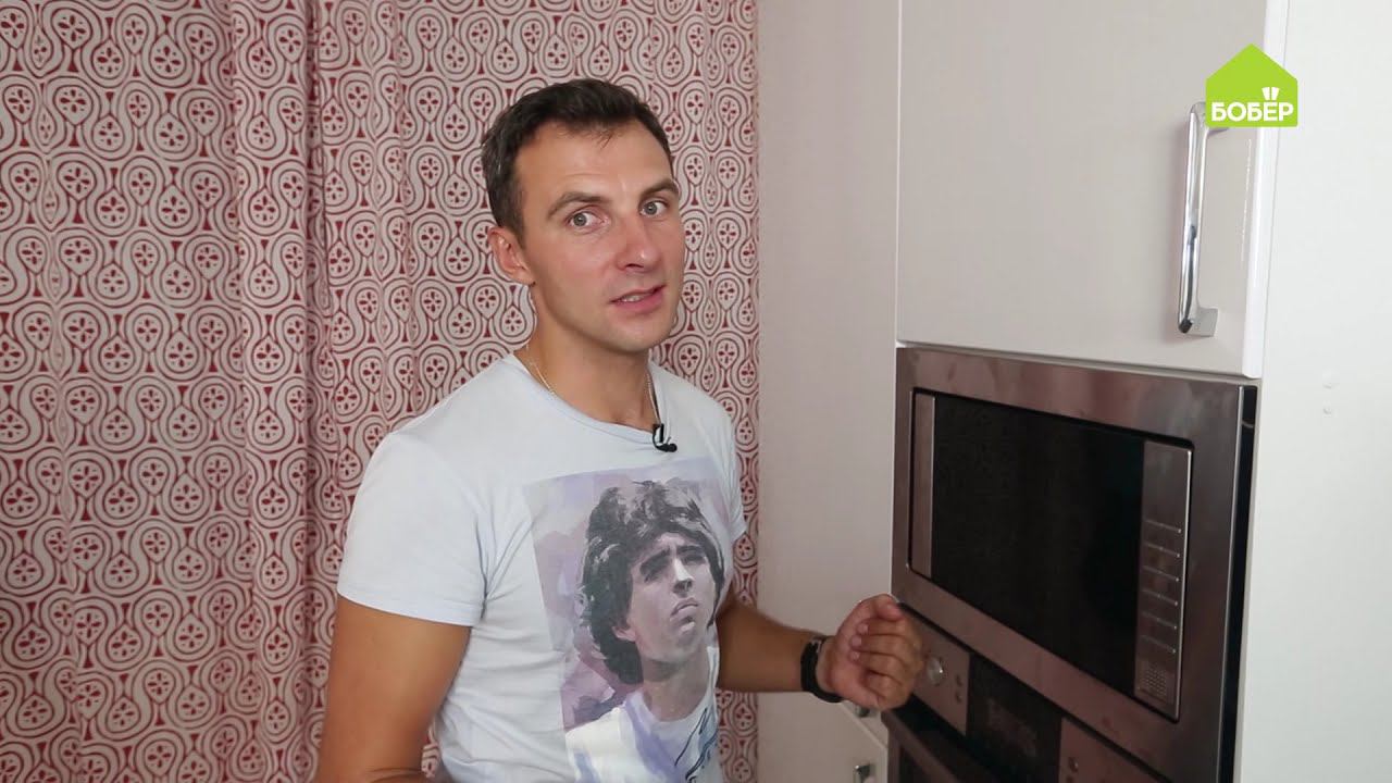 Установка встраиваемой микроволновки. СВОИМИ РУКАМИ. Надёжно и правильно // Советы от мастера смотреть онлайн