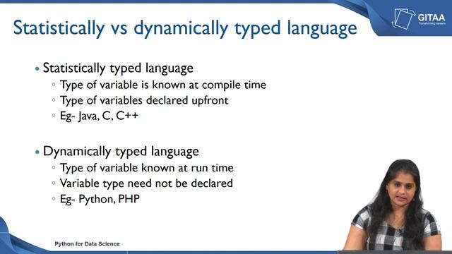 Variables and Datatypes смотреть онлайн