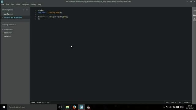 [MySQLi] MySQLi Tutorial How to Show Record as Array смотреть онлайн