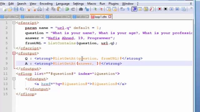 Adobe Coldfusion 11 | Using String in Query-Strings & Error Handling | Chap-1 | Part-7 смотреть онлайн