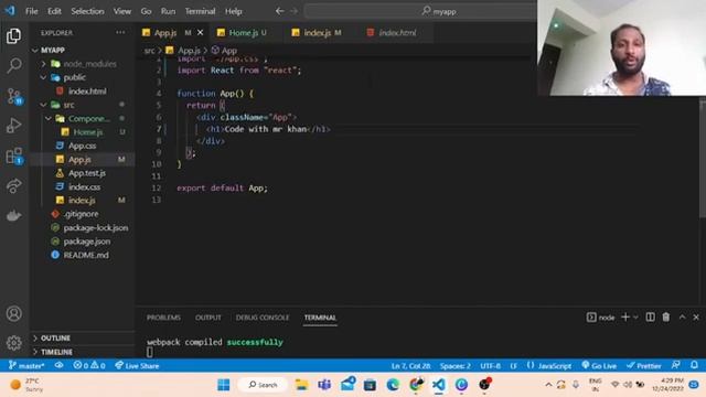 Complete react js tutorial in Hindi | Functional component in React| Reactjs tutorial from scratch смотреть онлайн