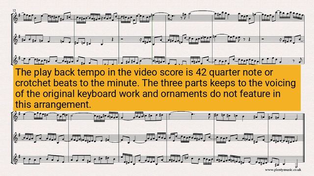 Bach J. S. | Sinfonia 4 BWV 790 arr. clarinet trio смотреть онлайн
