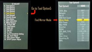 TV LCD LG перевёрнуть изображение на 180 градусов