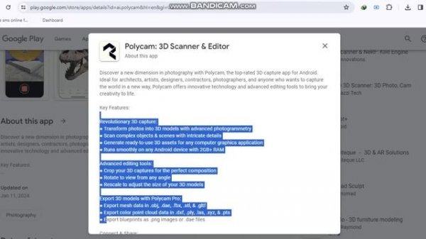 Polycam: 3D Scanner & Editor - App review |  Best 3D capture app for Android