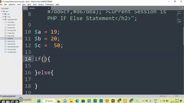 PHP If else Statement Tutorial in Hindi. смотреть онлайн
