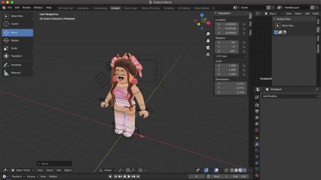 how to make a roblox GFX (blender 2.8!) || mxddsie ♡ смотреть онлайн
