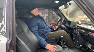 Нива с сидениями БМВ