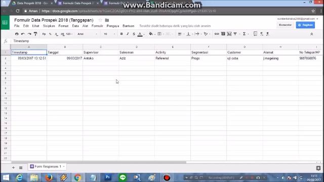 Membuat Data Base Online dengan Google Drive #2 Menghubungkan Form Dengan Spreadsheet смотреть онлайн