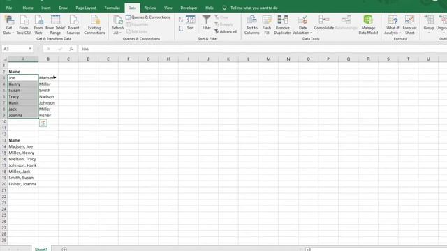 How to split Excel cells into different columns - Text to Column in Excel Video #Excel #Texttocolum смотреть онлайн