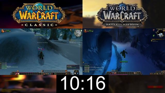 Classic WoW Vs Retail WoW - 30 Minute Comparison (Dwarf Starting Zone) смотреть онлайн