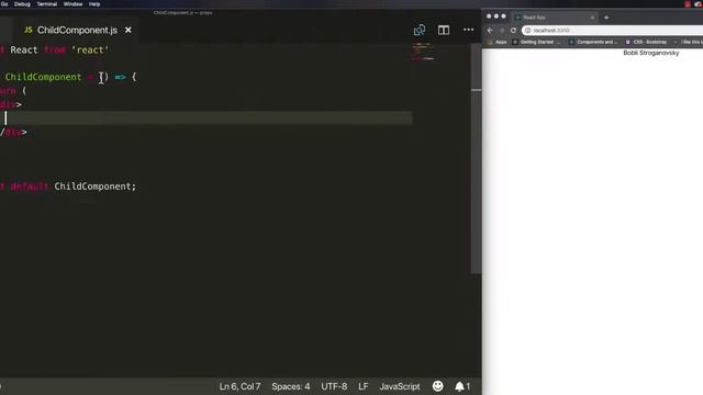 React JS - Props смотреть онлайн