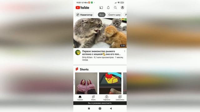 Как Ютуб включить инкогнито за 3 секунды? смотреть онлайн