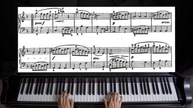Bach - Minuet in F Major, BWV Anh. 113 | Piano with Sheet Music смотреть онлайн