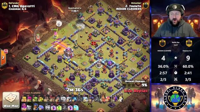 RECALL LOG LAUNCHER? What is Kilaha doing?! CHASMAC GS ⚔️ INDIAN CLASHERS | Clash of Clans смотреть онлайн
