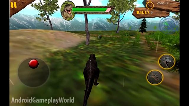Trex Simulator 3D-Dino Attack Android Gameplay смотреть онлайн