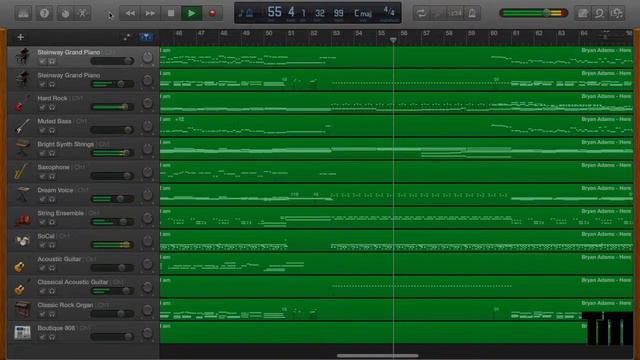 GarageBand Cover #15 | Bryan Adams - Here I Am смотреть онлайн