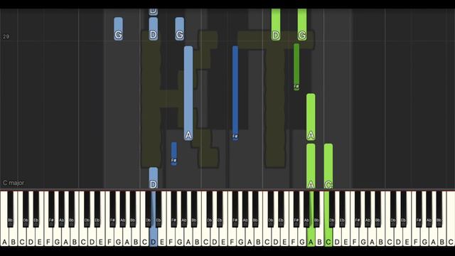 The Fallen Land [Xenoblade Chronicles] - Insane Mode [Piano Tutorial] (Synthesia) смотреть онлайн