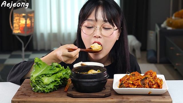 콩나물 불고기(콩불) 된장찌개 만들어 먹기! 든든한 한식 먹방 Bulgogi with Doenjang Stew MUKBANG | EATING SOUNDS смотреть онлайн