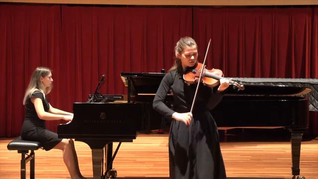 Hanna Hrybkova Anna Gribkova 23 Y.o. Bartok Violin Concerto No 2   Mvt1