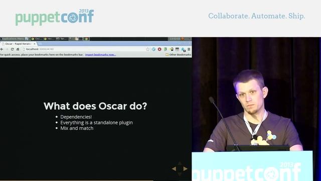 Oscar: Rapid Iteration with Vagrant and Puppet Enterprise - PuppetConf 2013 смотреть онлайн