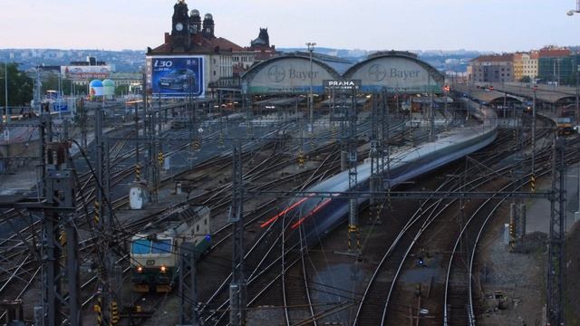 Praha Hl.n. Praha Hlavni Nadrazi Prague Main Train Station