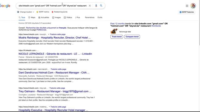 Comment Trouver Facilement Des Emails d'Instagram, Facebook, Linkedin Depuis Google | Scraper Mail смотреть онлайн