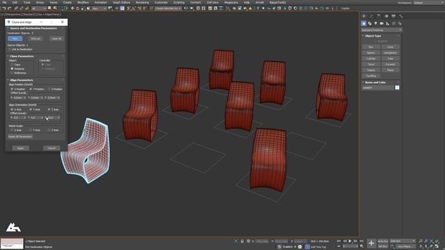 CLONE AND ALIGN | 3Ds Max | Советы и рекомендации смотреть онлайн
