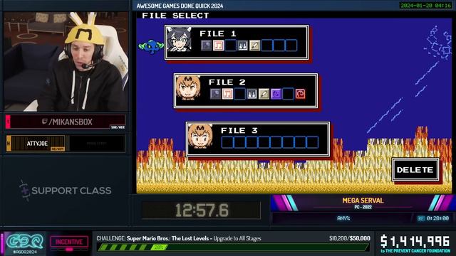 Mega Serval by Mikan in 25:44 - Awesome Games Done Quick 2024 смотреть онлайн