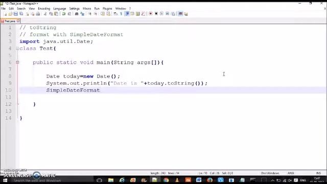 Java Date Time | How to Convert Date to String | English | Formatting date using SimpleDateFormat смотреть онлайн