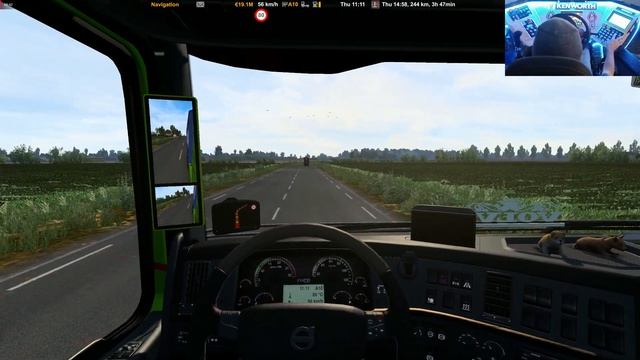 (DELIVERY_126) ETS2 . Empty Pallets (22.7t). Nantes/France to Limoges/France. смотреть онлайн